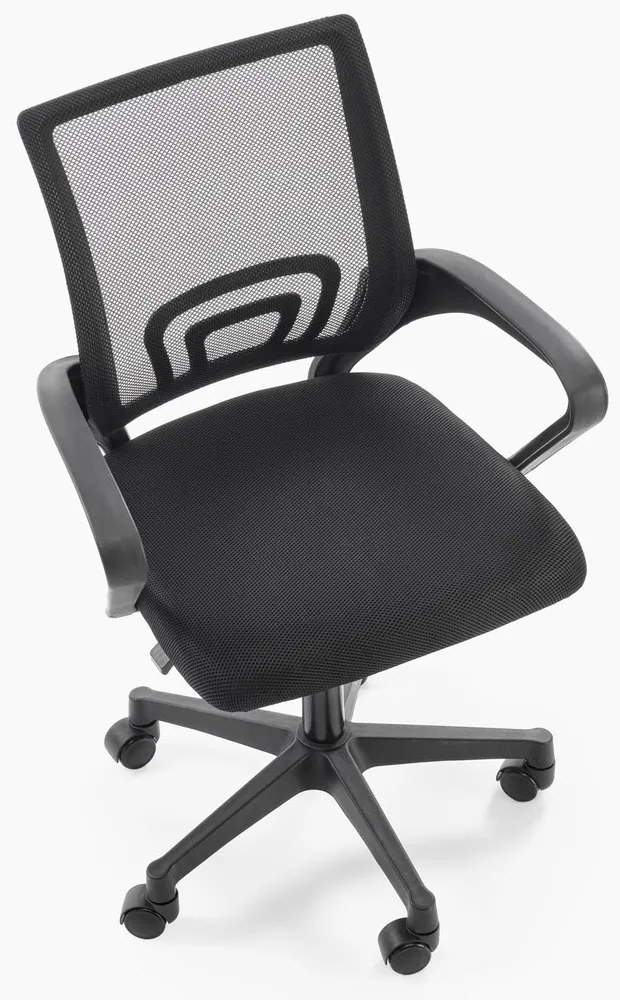 Dětská otočná židle Gimli černá