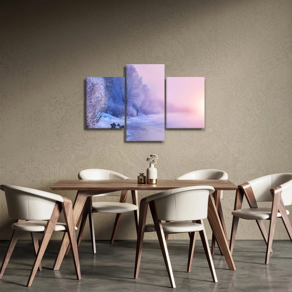 Obraz - Zamrznutá rieka (90x60 cm)
