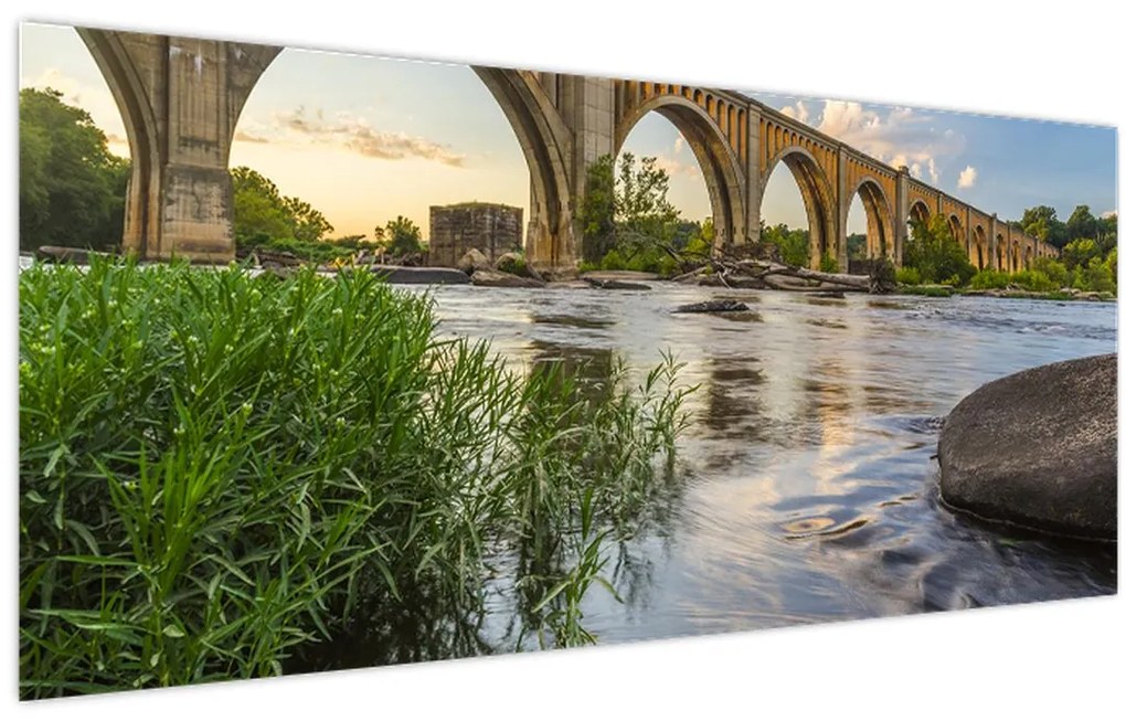 Obraz - Richmondský železničný most (120x50 cm)