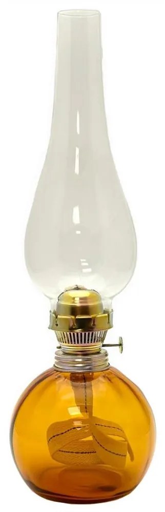 Petrolejová lampa BASIC 38 cm amber