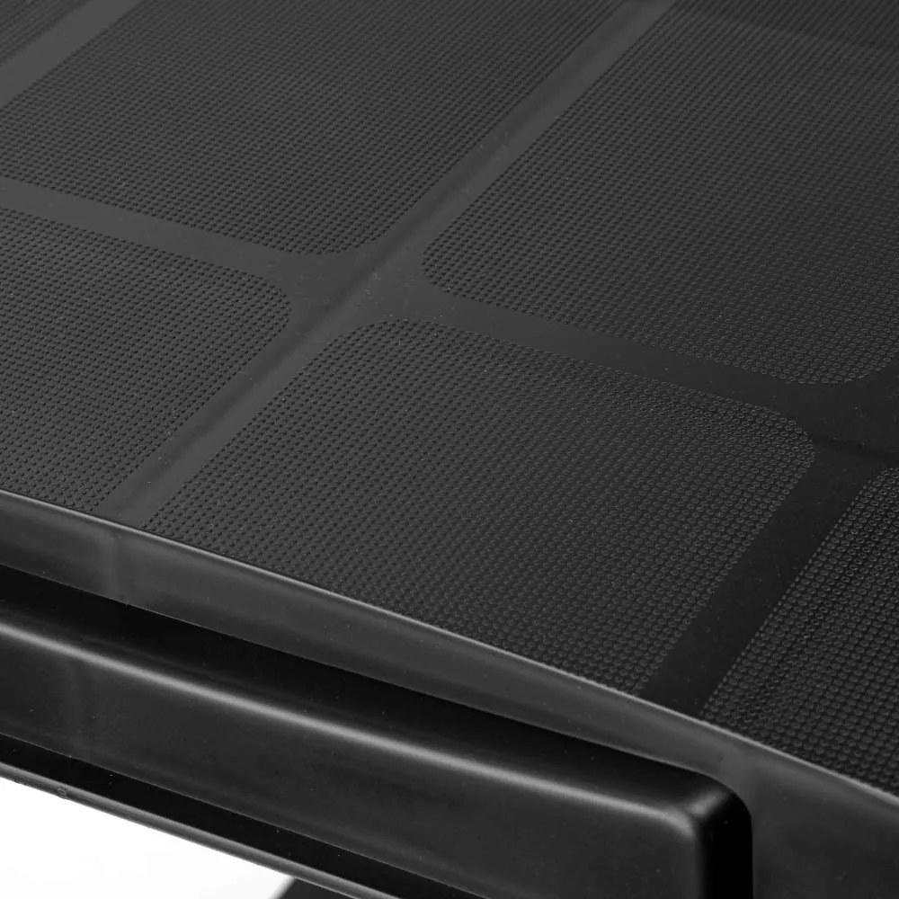 Dielenský plastový regál s 5 policami MAXER čierny