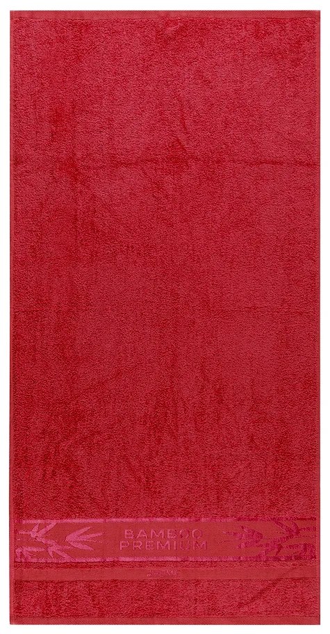 4Home Sada Bamboo Premium osuška a uterák červená , 70 x 140 cm, 50 x 100 cm