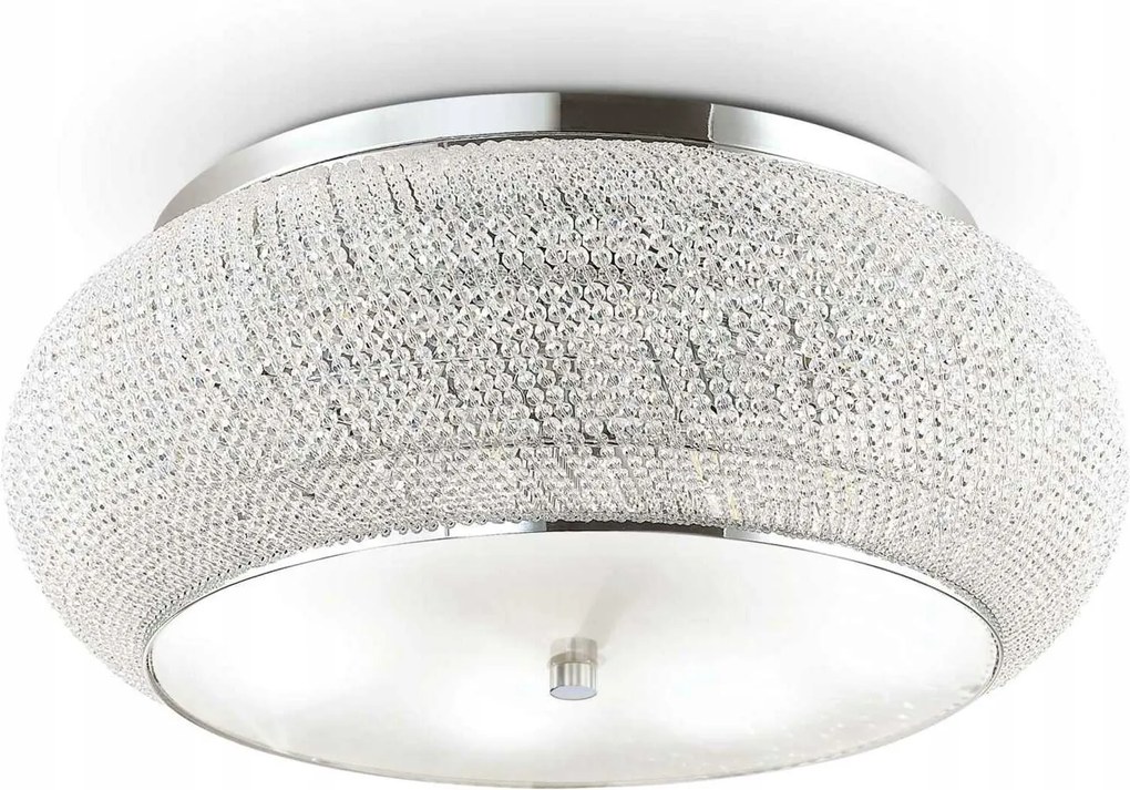 Stropné svietidlo Ideal Lux Pasha PL14 chróm 65cm E14 14x40W