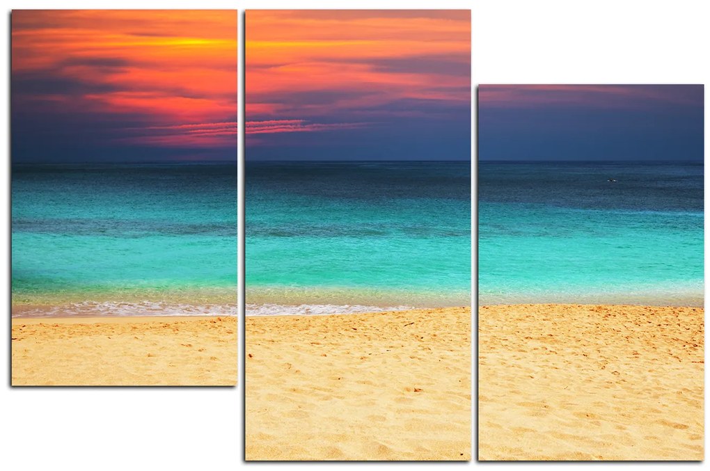 Obraz na plátne - More pri západe slnka 143D (105x70 cm)