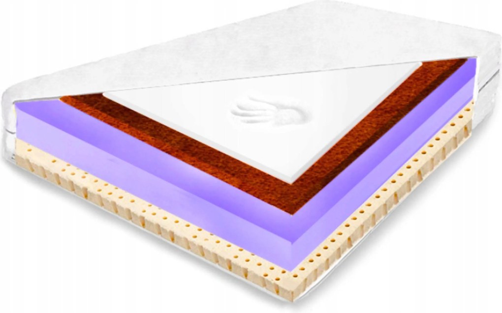 H3 H4 Penový matrac 180x200 Latex Visco elastický kokosový 23cm penový