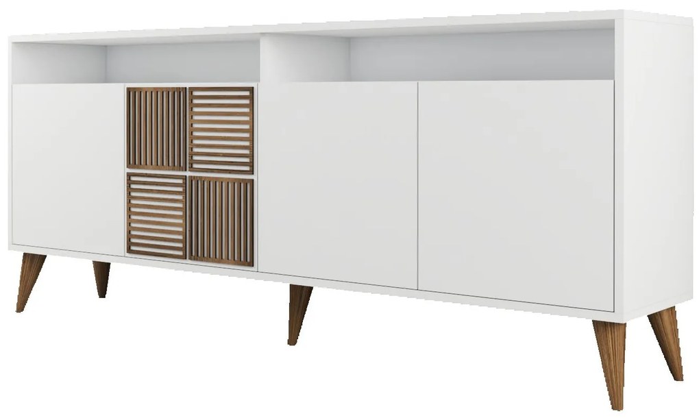 Dizajnová komoda Cadelaria 180 cm biela