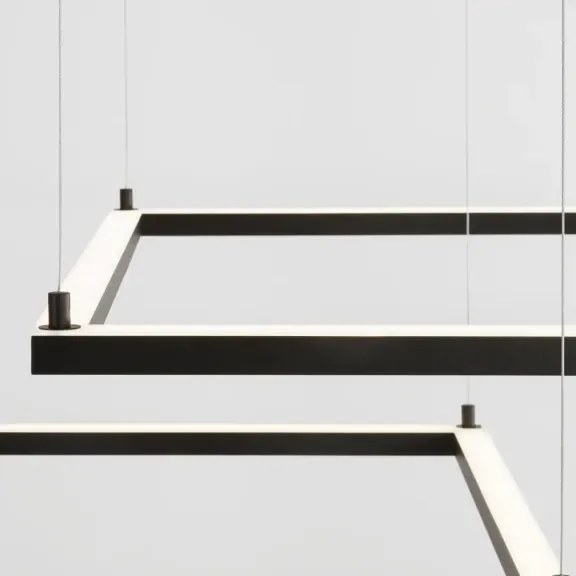 LED luster Eterna 100 čierne