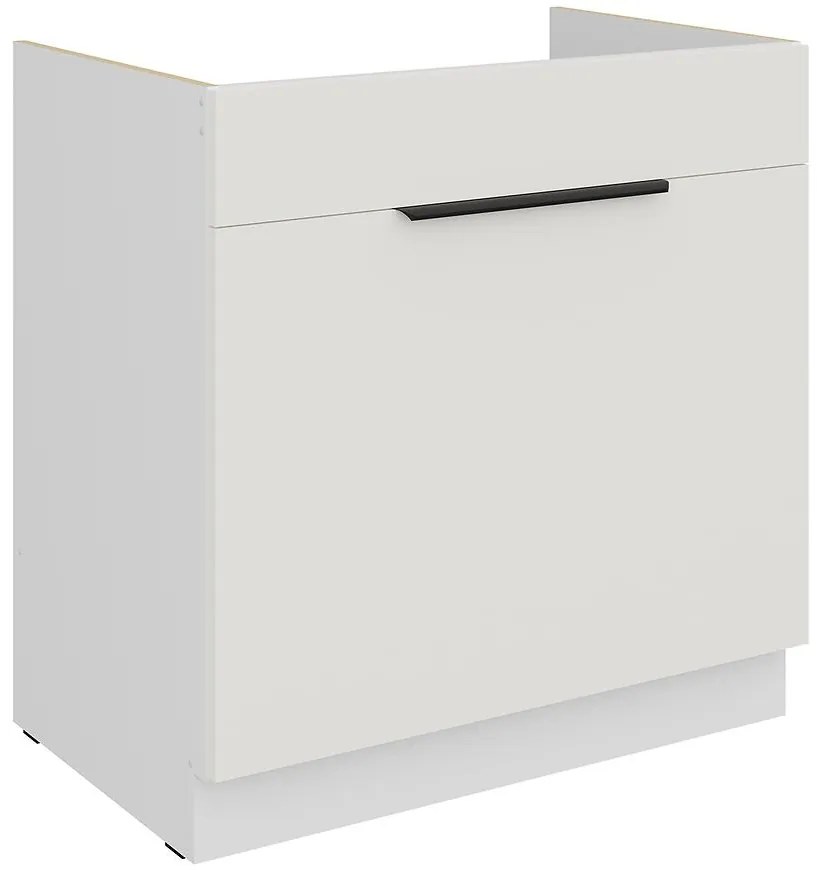 Kuchynská skrinka Aria-Wh/Wh Anti Fingerprint 80zl 1s Bb