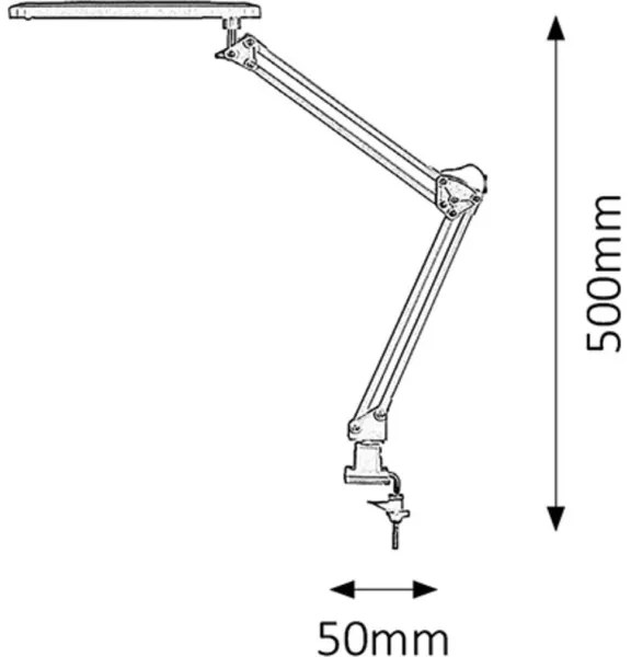 Rabalux 4419 - LED stolná lampa RAUL LED/5,6W/230V