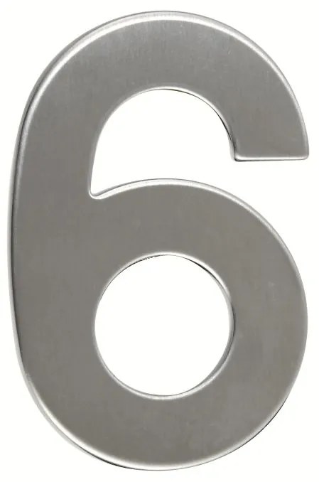 Domové číslo "6", RN.95L, nerez