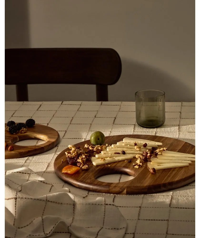 Servírovacia drevená doštička ø 30,5 cm Klot – Kave Home
