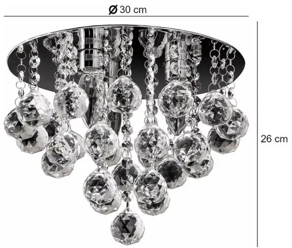 Stropné svietidlo 3xE14/60W/230V