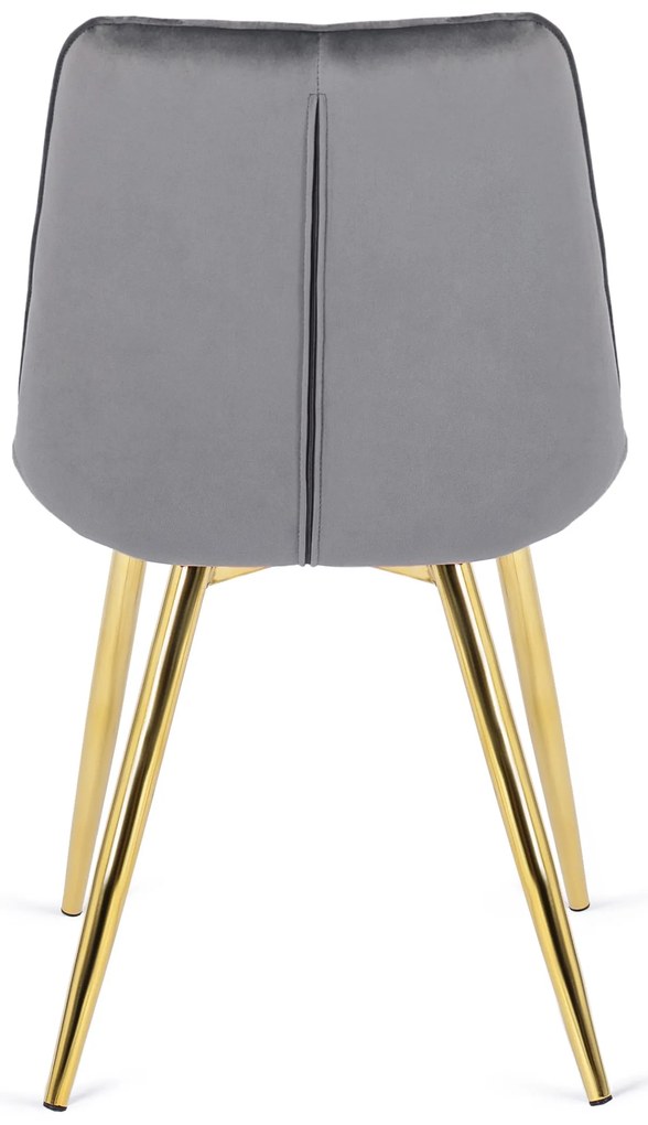 PROXIMA.store - Čalúnená jedálenská stolička CARO FARBA: sivá