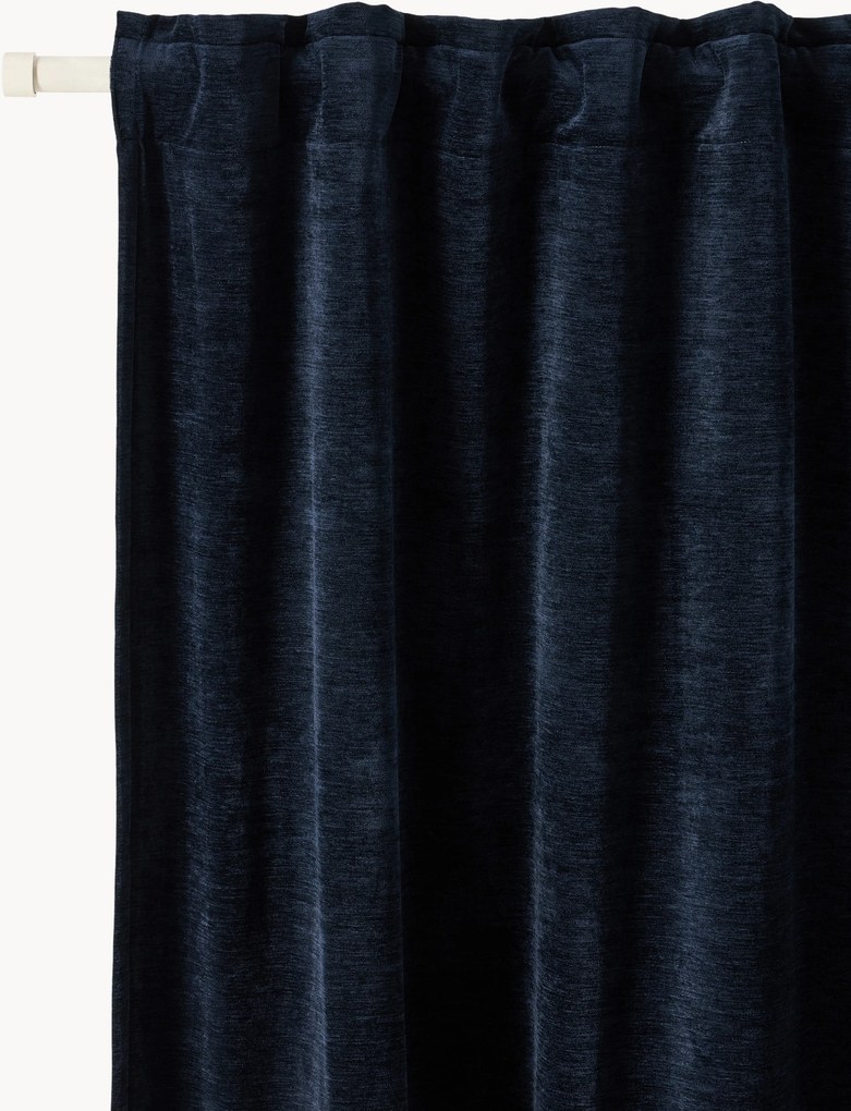Zatemňovacie závesy's multifunkčnou páskou Sandra, 2 ks, Š 130 cm