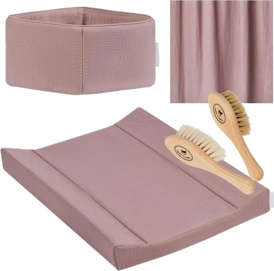 Ošetrujúca sada s prebaľovacím pultom mauve