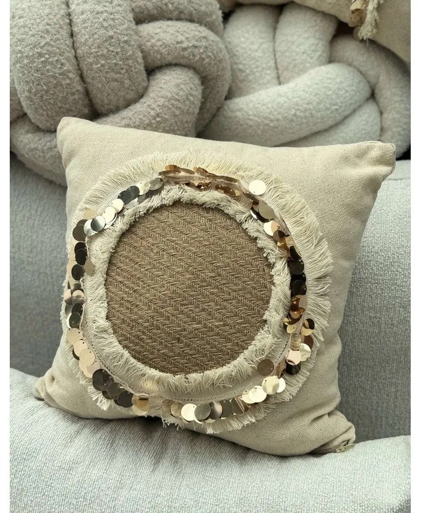 Obliečka na vankúš 43x43 cm Sequins – Mioli Decor