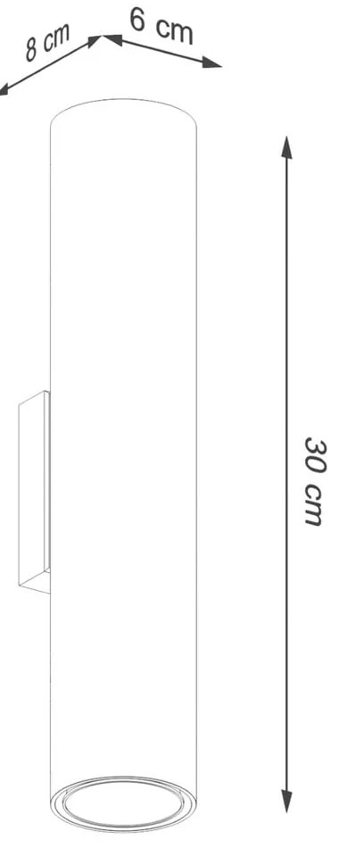 Krémové nástenné svietidlo Castro – Sollux
