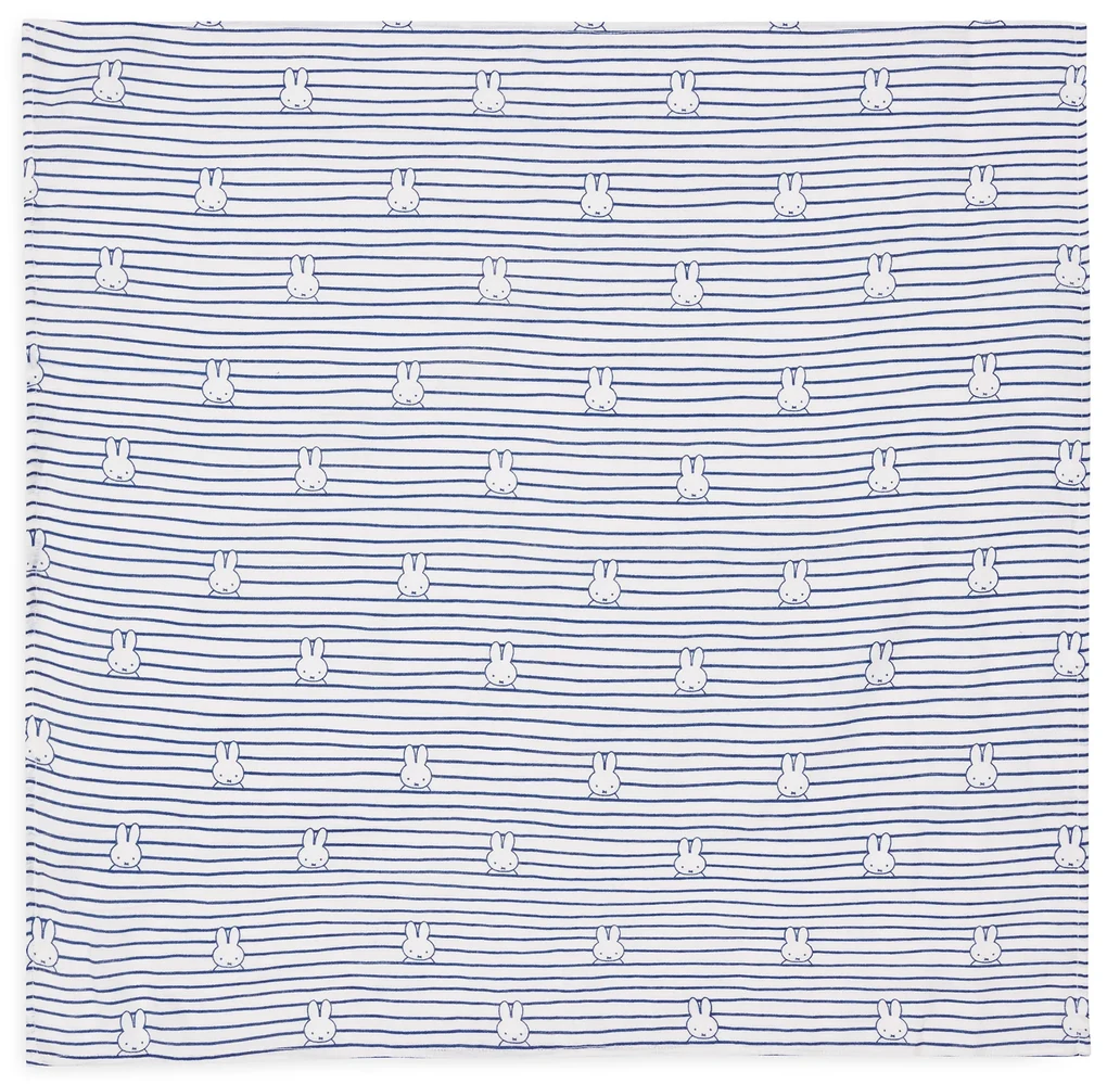 Plienky 3 ks 70x70 cm Miffy Stripe Navy