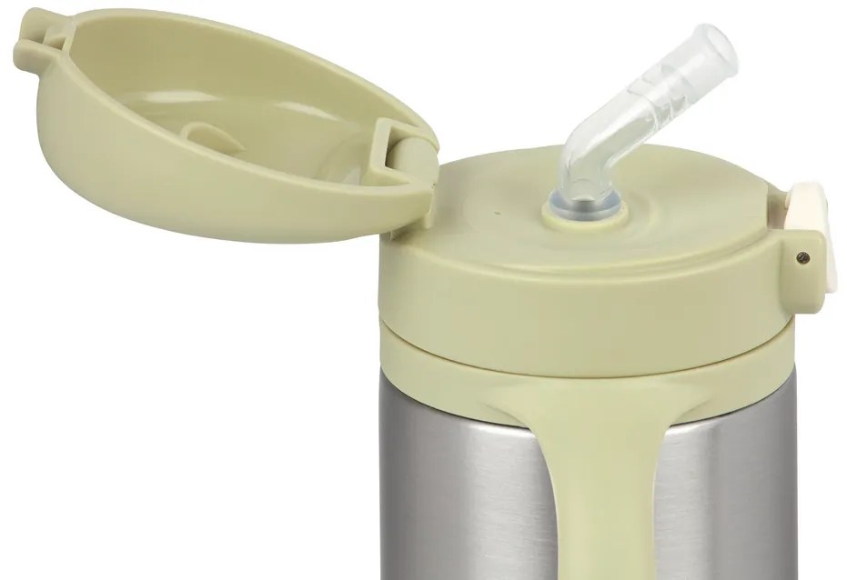 Hrnček termoizolačný so slamkou nerez 280 ml Green