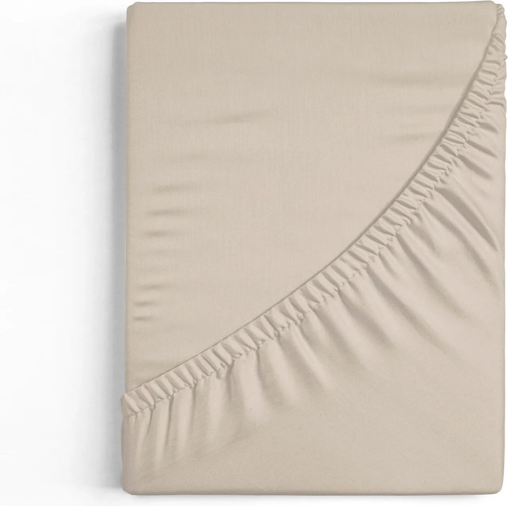 JERSEY PRESTIERADLO JERS4 140X200 CM, VÝŠKA 30 CM BÉŽOVÉ