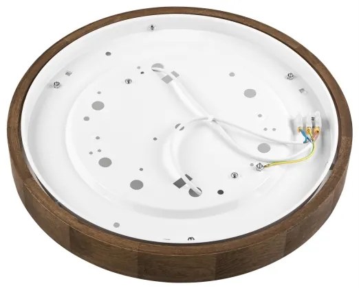 Brilagi - LED Stropné svietidlo CARVALHO SLIM 2xE27/60W/230V dub orech pr. 37 cm