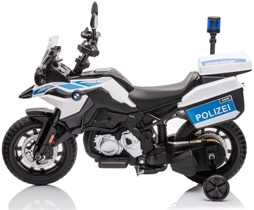 Detská elektrická motorka BestBerg BBCC-80W - BMW F 850 GS / od 3 rokov / nosnosť 30 kg / polícia