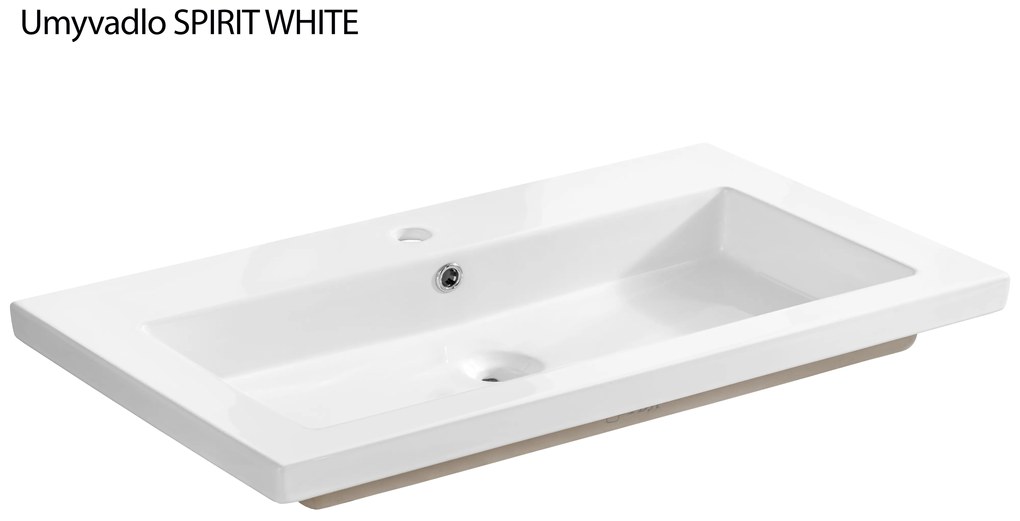 Kúpeľňová závesná skrinka pod umývadlo KAPA dub zlatý 80 cm