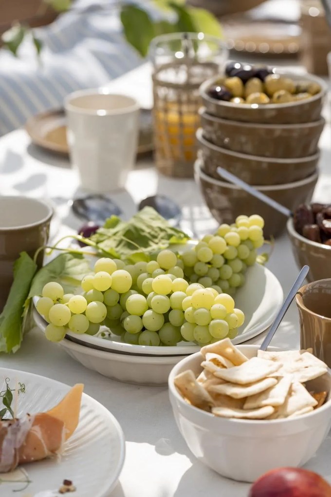 Ib Laursen Hlboký tanier Mynte Pure White 21 cm