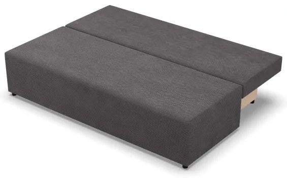 Dvojmiestna pohovka FERMO Poso rozkladacia, tmavosivá