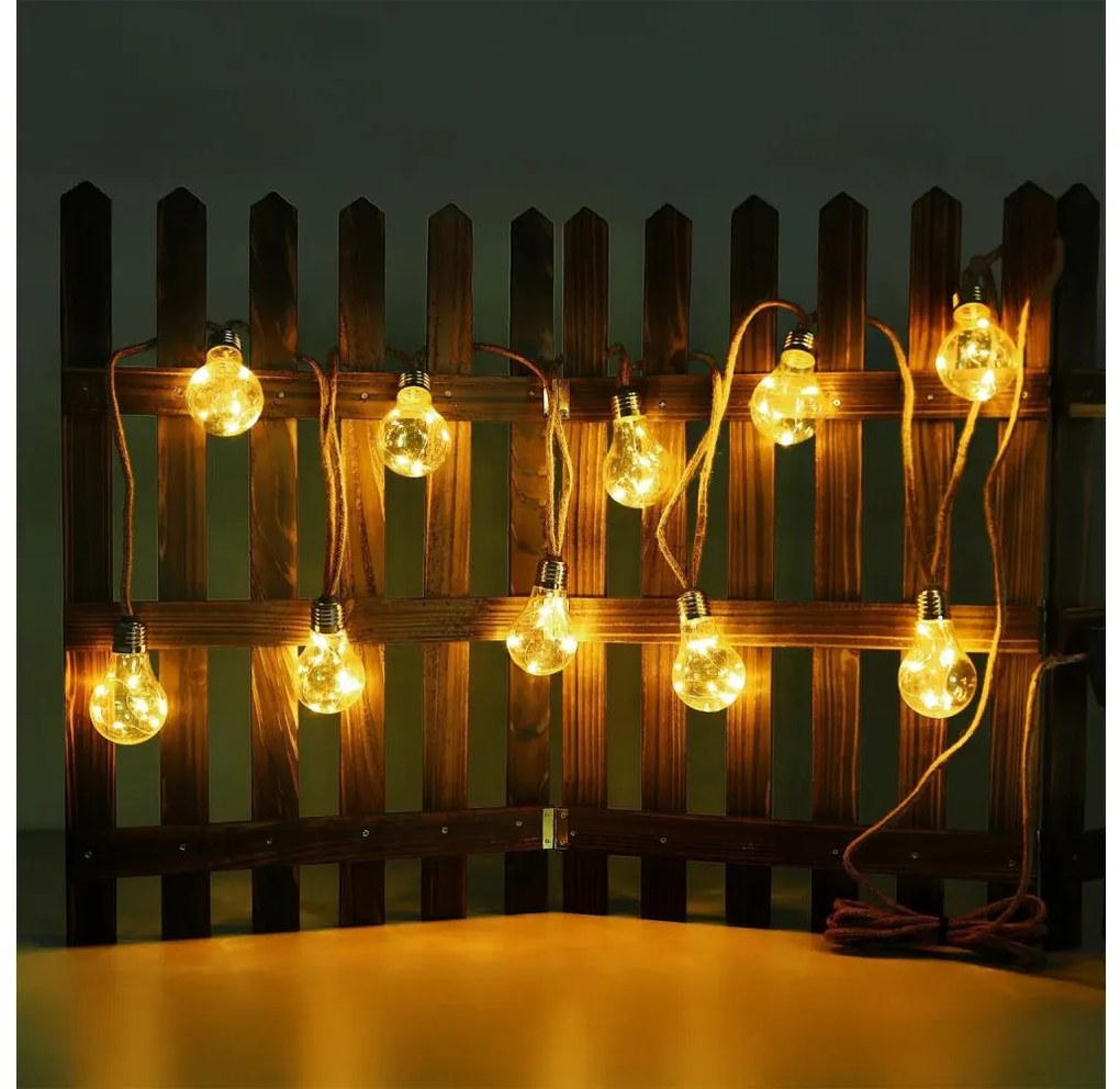 Globo 33694-10 - LED Solárna dekoračná reťaz 50xLED/0,06W/3,2V IP44