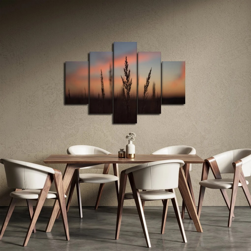 Obraz - Silueta rastliny (150x105 cm)