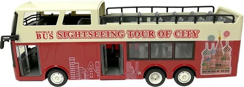 Double E Diaľkovo ovládaný R/C 2.4G podlahový autobus 1:18