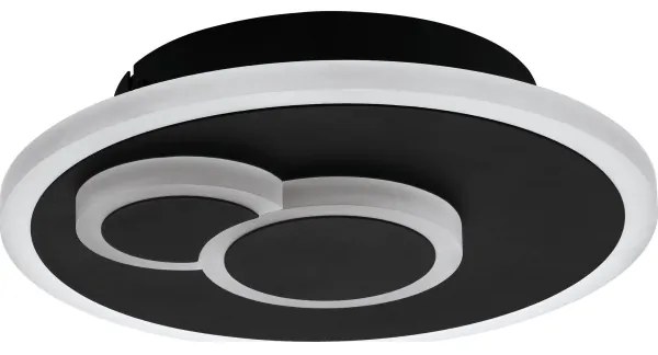 Eglo 30659 - LED Stropné svietidlo CADEGAL LED/7,8W/230V pr. 20 cm čierna