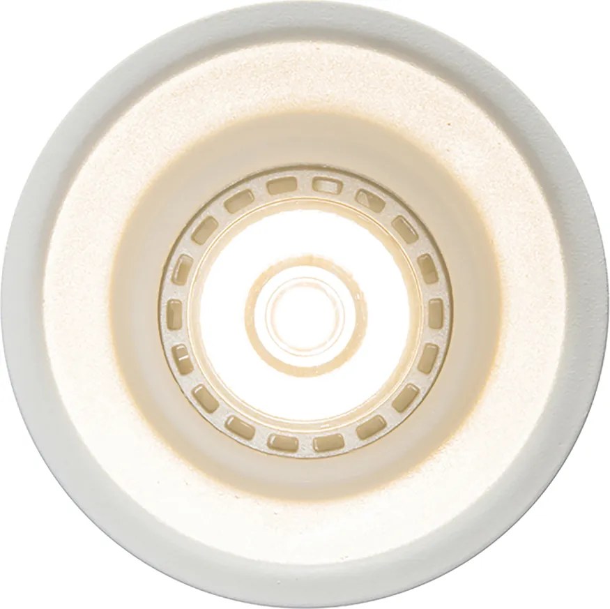 Sada 3 moderných zapustených bodových svetiel bielych - Dept