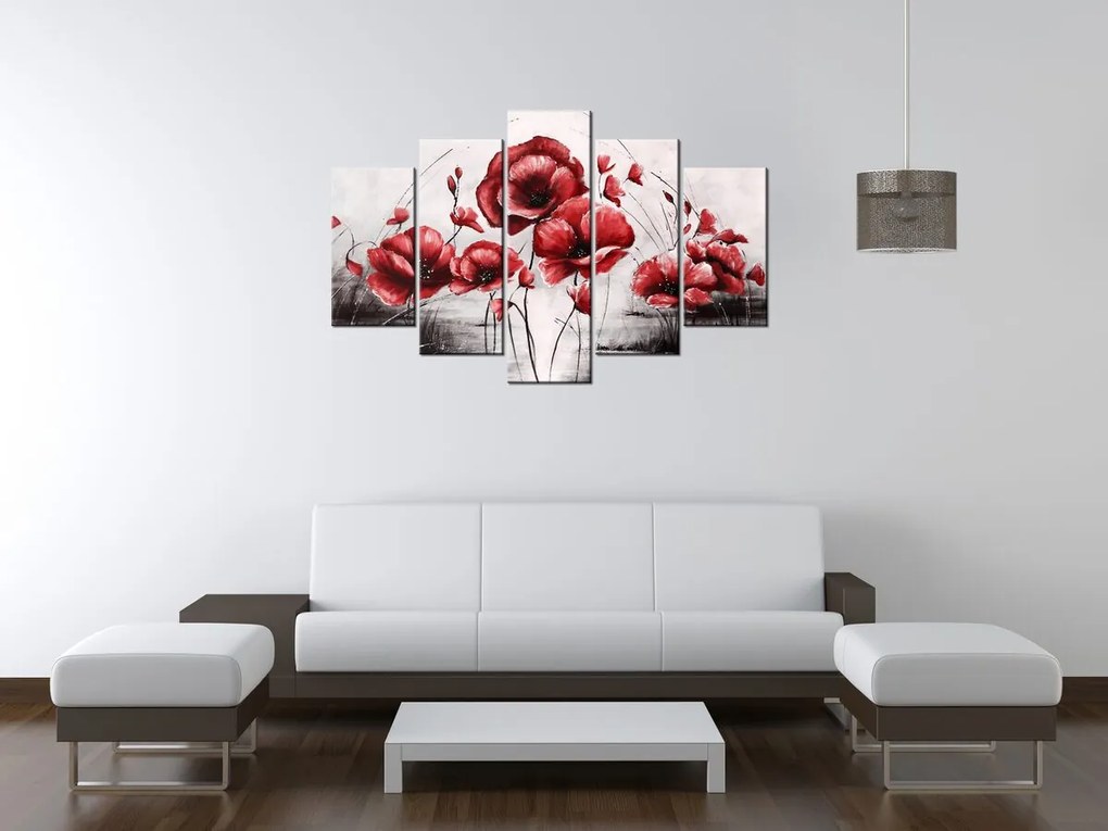 Gario Obraz na plátne Červené Vlčie maky Veľkosť: 150 x 70 cm
