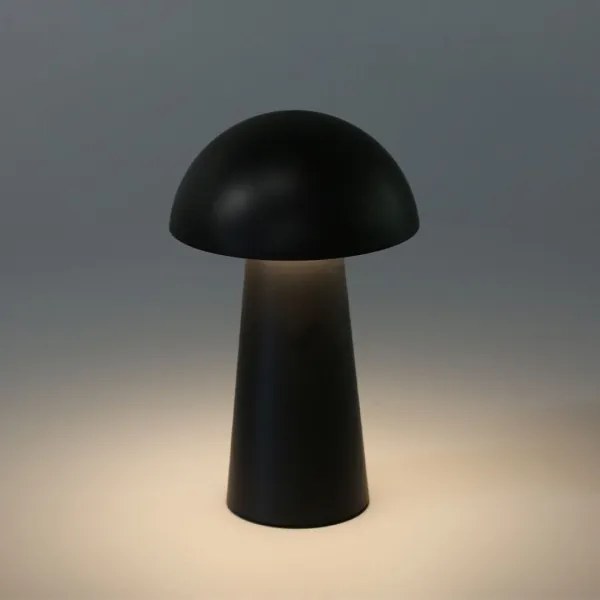 Rabalux 76036 - LED stmievateľná dotyková vonkajšia lampa MIREO 1,5W/5V IP44 1200 mAh USB čierna