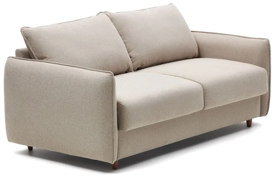 Béžová rozkladacia pohovka 185 cm Carlota – Kave Home