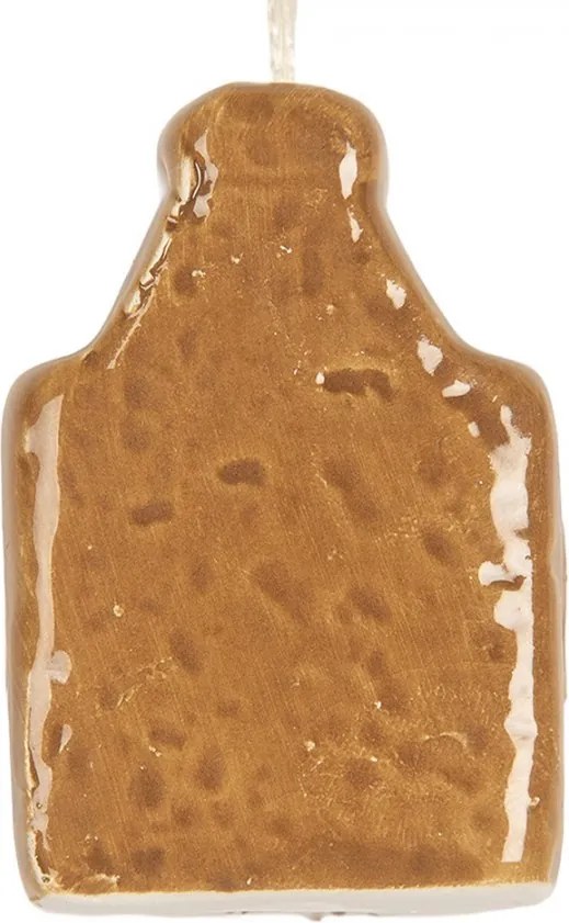 Závesná ozdoba perníková chalúpka Gingerbread Cott - 4*4*6 cm