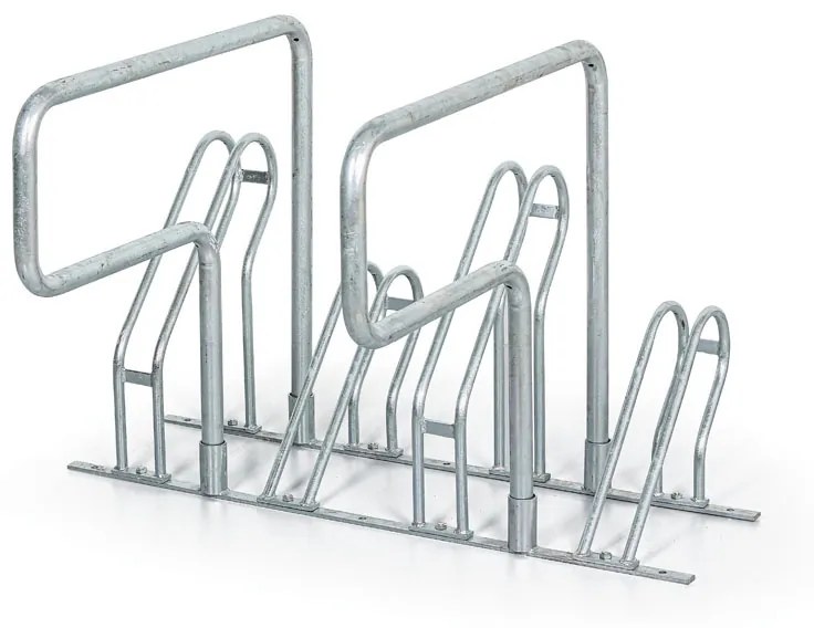 Jednostranný stojan na bicykle, 4 státia, na kotvenie