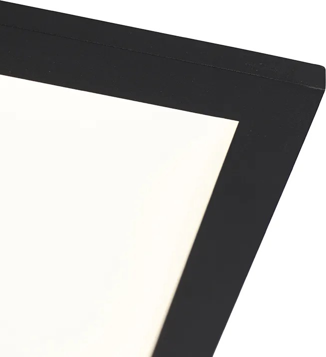 Moderné stropné svietidlo čierne vrátane LED 120 cm - Liv