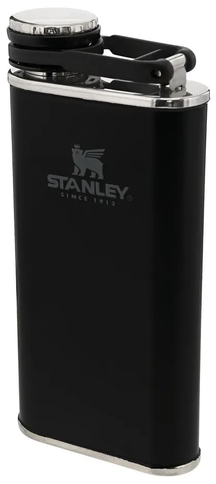 Čierna ploskačka z nehrdzavejúcej ocele 230 ml Easy-Fill width mouth Flash – Stanley