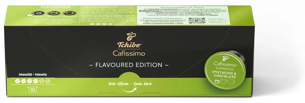 Cafissimo Flavoured Espresso - Pistachio & Chocolate - 10 kapsúl