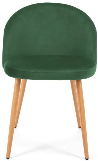 Jedálenská stolička SJ.075 fľaškovo zelená