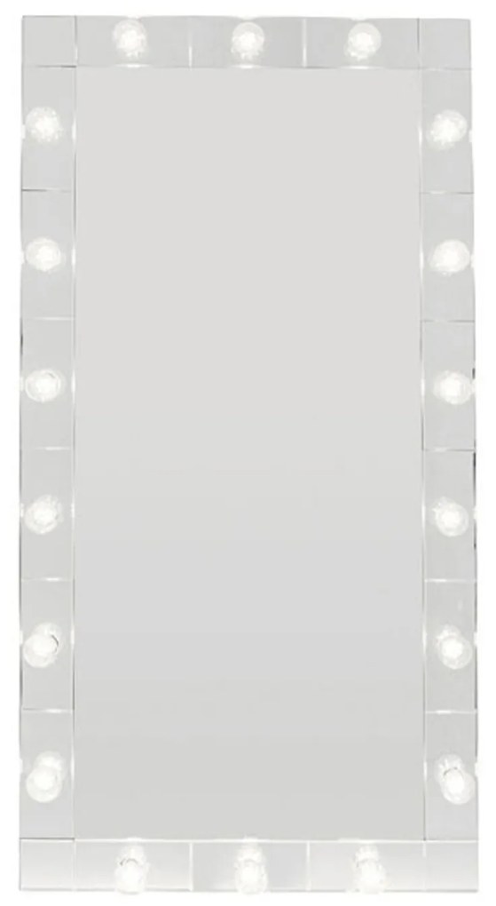Make Up zrkadlo biele 80x160cm