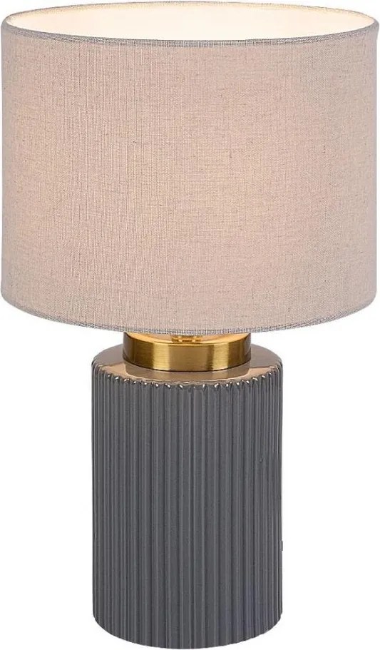 Rabalux 74045 - Stolná lampa GLOVY 1xE14/40W/230V sivá