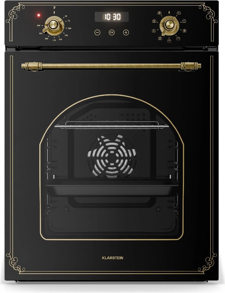 Klarstein Victoria vstavaná rúra 45 cm 49 l čierna