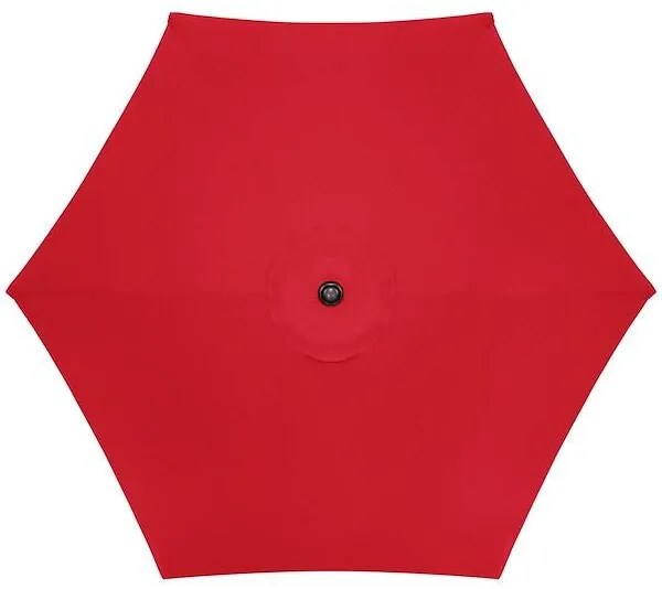 Záhradný slnečník 250 cm SPRINGOS GU0032 - červená