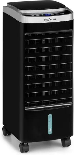 OneConcept Freshboxx Pro, ochladzovač vzduchu, 3-v-1, 65W, 966m³/h, 3  stupne prúdenia vzduchu, čierny | BIANO