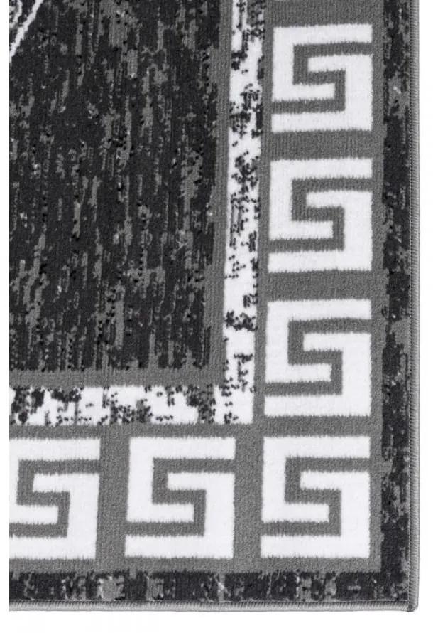 Kusový koberec PP Argos tmavo sivý 120x170cm