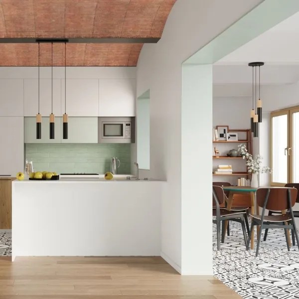 Sollux SL.0635 - Stropné svietidlo PABLO 1xGU10/40W/230V čierna